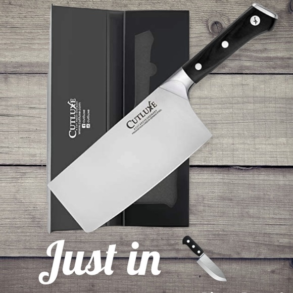 Cutluxe Other - 🔪 CUTLUXE Cleaver Knife - 7" Vegetable and Meat Butcher Knife